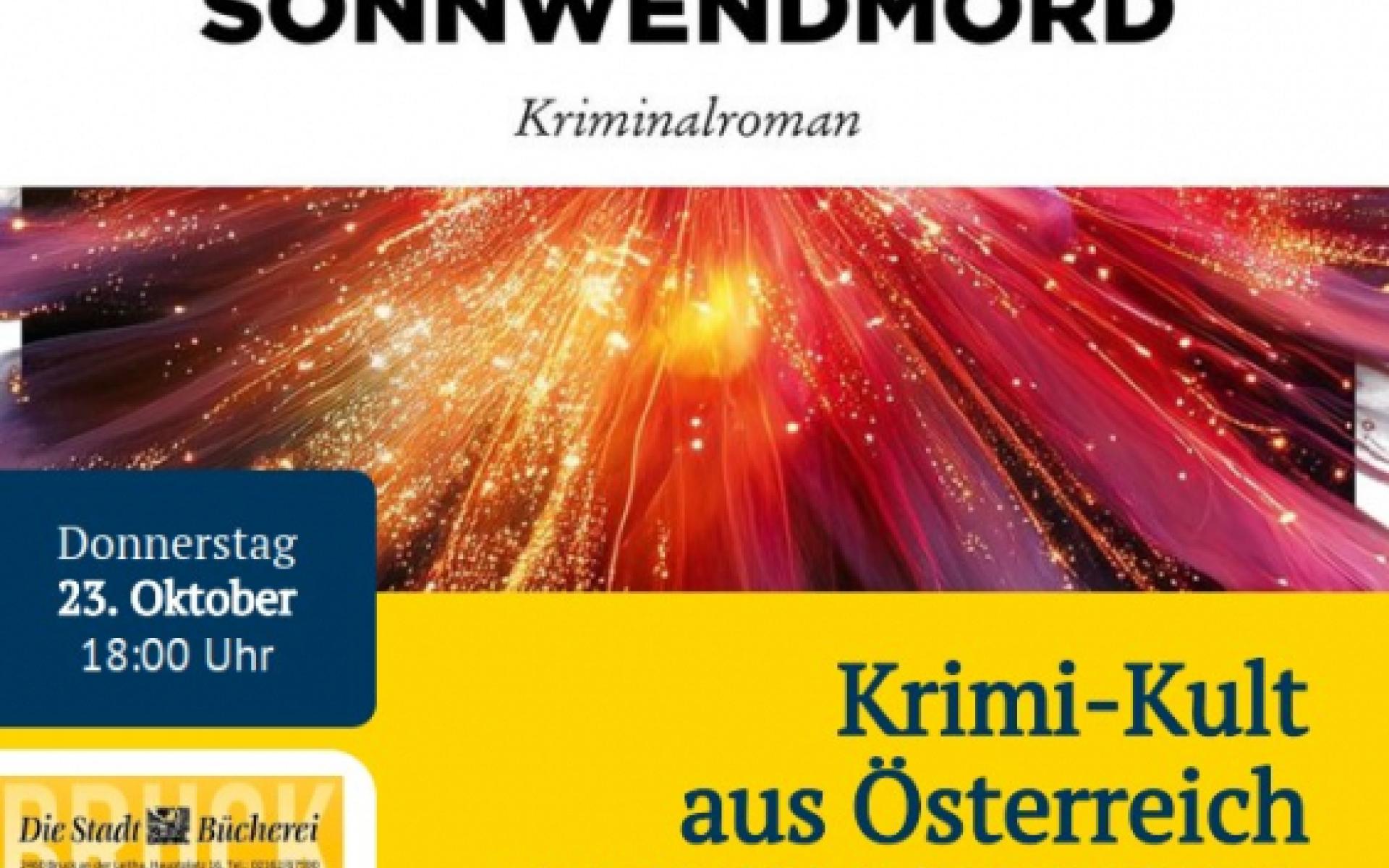 Plakat: Sonnwendmord - Krimi-Kult aus Österreich mit Andrea Walter alias Fanny Svoboda